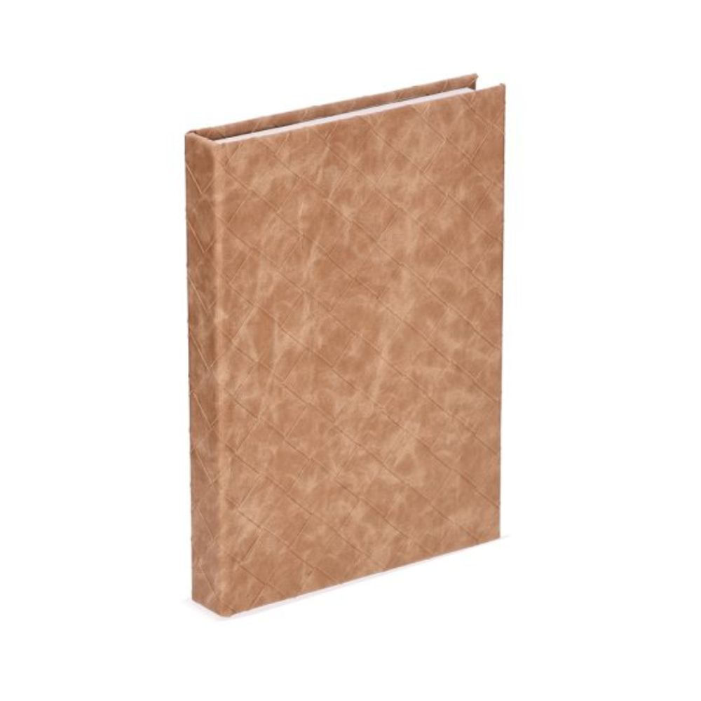 CAIXA LIVRO TRAMA MARROM DE MADEIRA 28CM