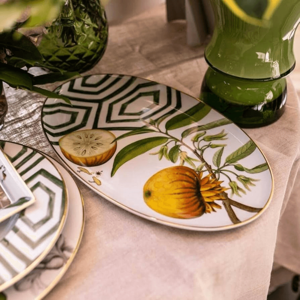 TRAVESSA OVAL AMAZÔNIA DE PORCELANA 39CM VISTA ALEGRE