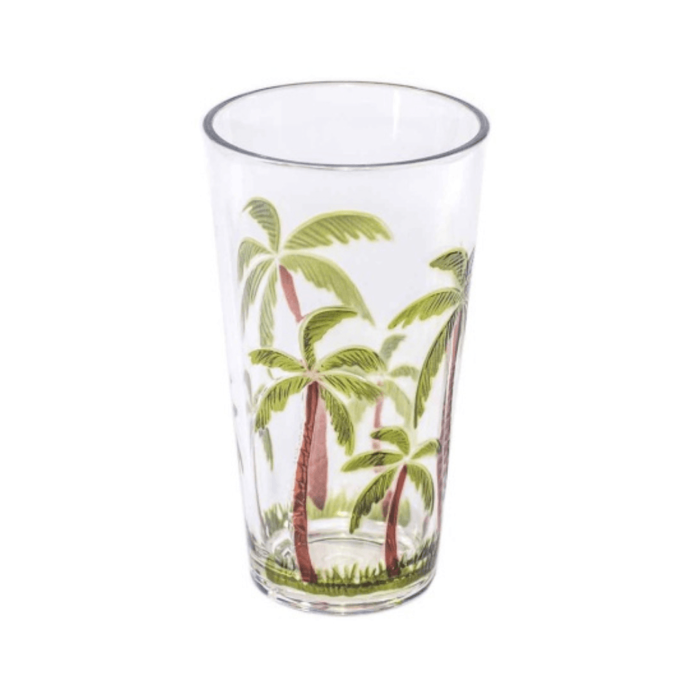 COPO PALM TREE DE ACRÍLICO 650ML COM 6