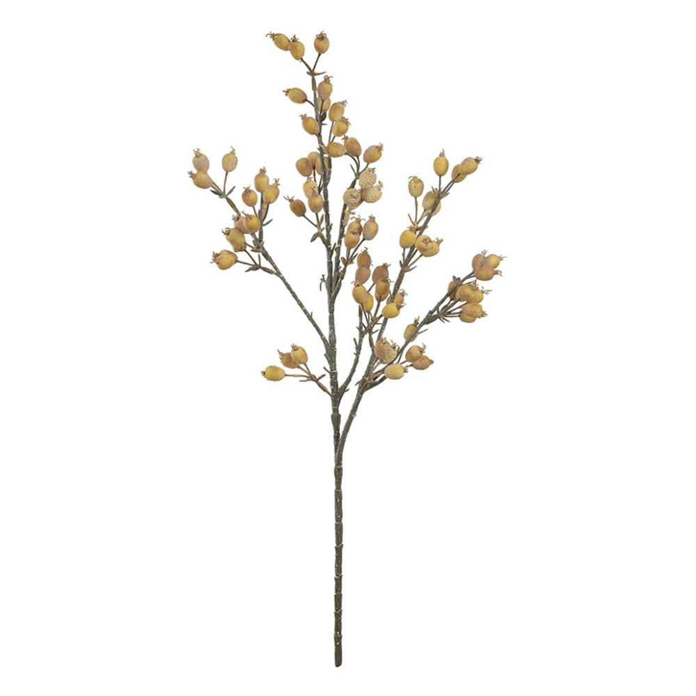 GALHO DECORATIVO COM FRUTINHAS DE SILICONE 68CM