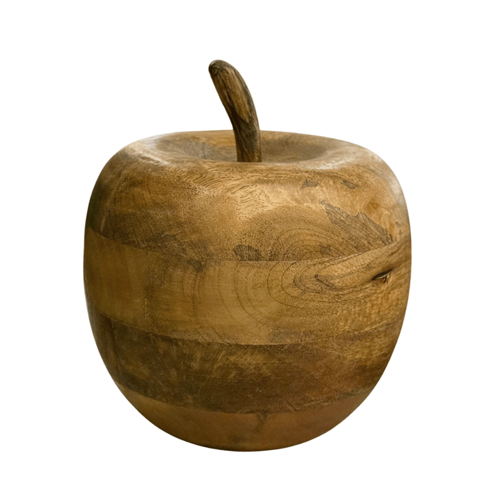 MAÇA DECORATIVA DE MADEIRA 15CM