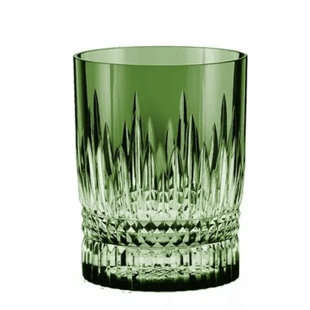 COPO ON THE ROCK GREEN DE CRISTAL 350ML COM 6 STRAUSS