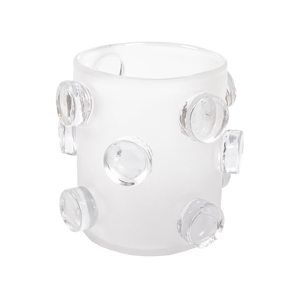 VASO BOILER DE VIDRO 21CM