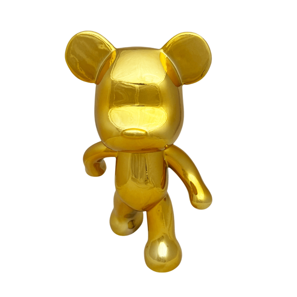 ESCULTURA URSO DE RESINA 34CM