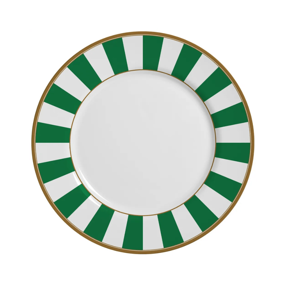 SOUSPLAT CORAL VERDE DE CERÂMICA 34CM
