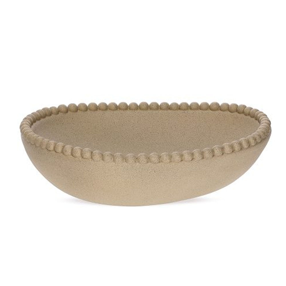 CENTRO DE MESA BORDA BOLINHA DE POLIRESINA 38X34CM